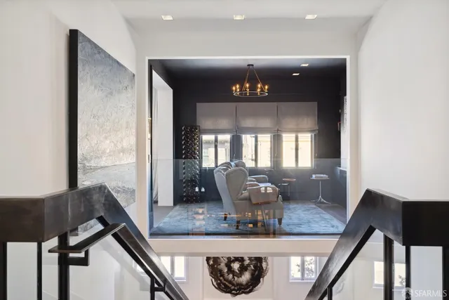 a view of a livingroom with furniture and window
