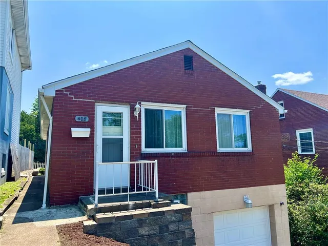 a front view of a house with porch