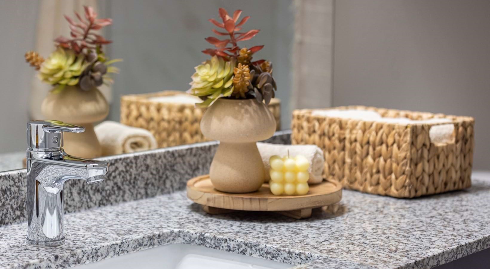 1505 Oliver Street, Unit 414 Houston, TX 77007 - Photo 18 of 19 a vase of flowers sitting on a table