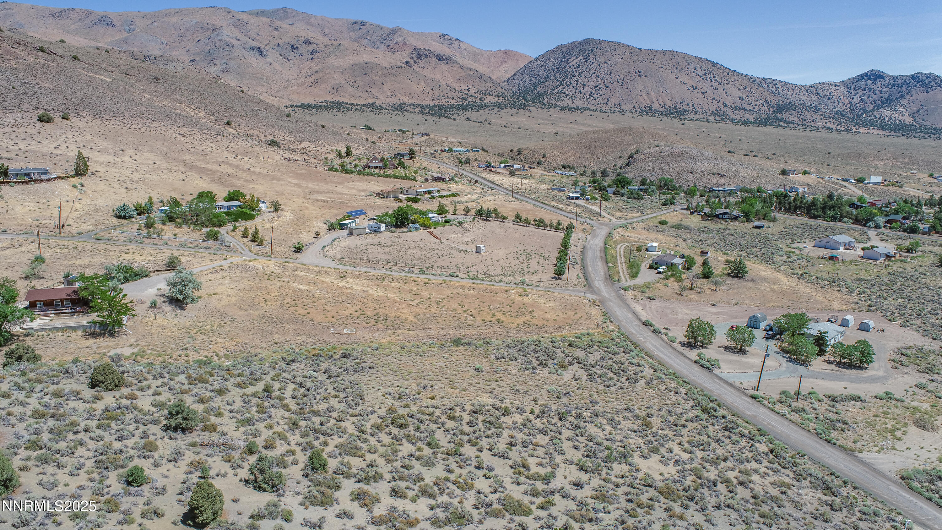 3955 Mica Court Topaz Ranch Estates, NV 89444 - Photo 14 of 26 an aerial view of house with a yard