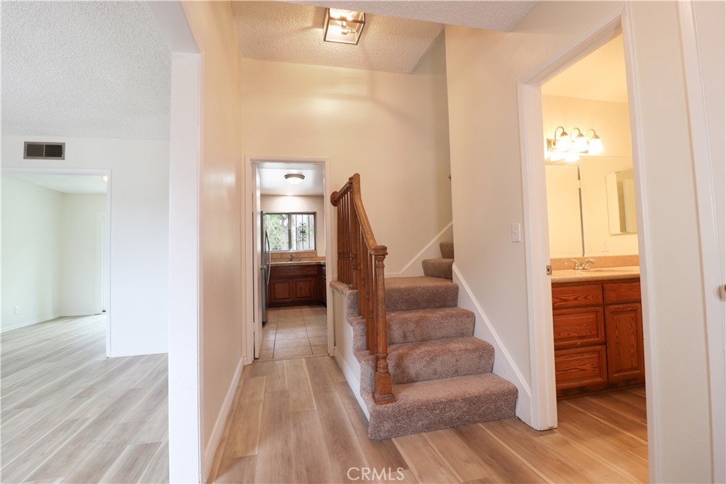 231 Ellingbrook Drive Montebello, CA 90640 - Photo 4 of 23 Entry with Living Room view and guest bath