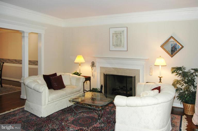 3731 North Glebe Road Arlington, VA 22207 - Photo 4 of 27 a living room with furniture and a fireplace