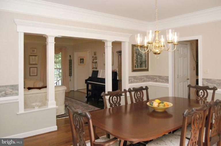 3731 North Glebe Road Arlington, VA 22207 - Photo 7 of 27 a dining room with furniture and wooden floor