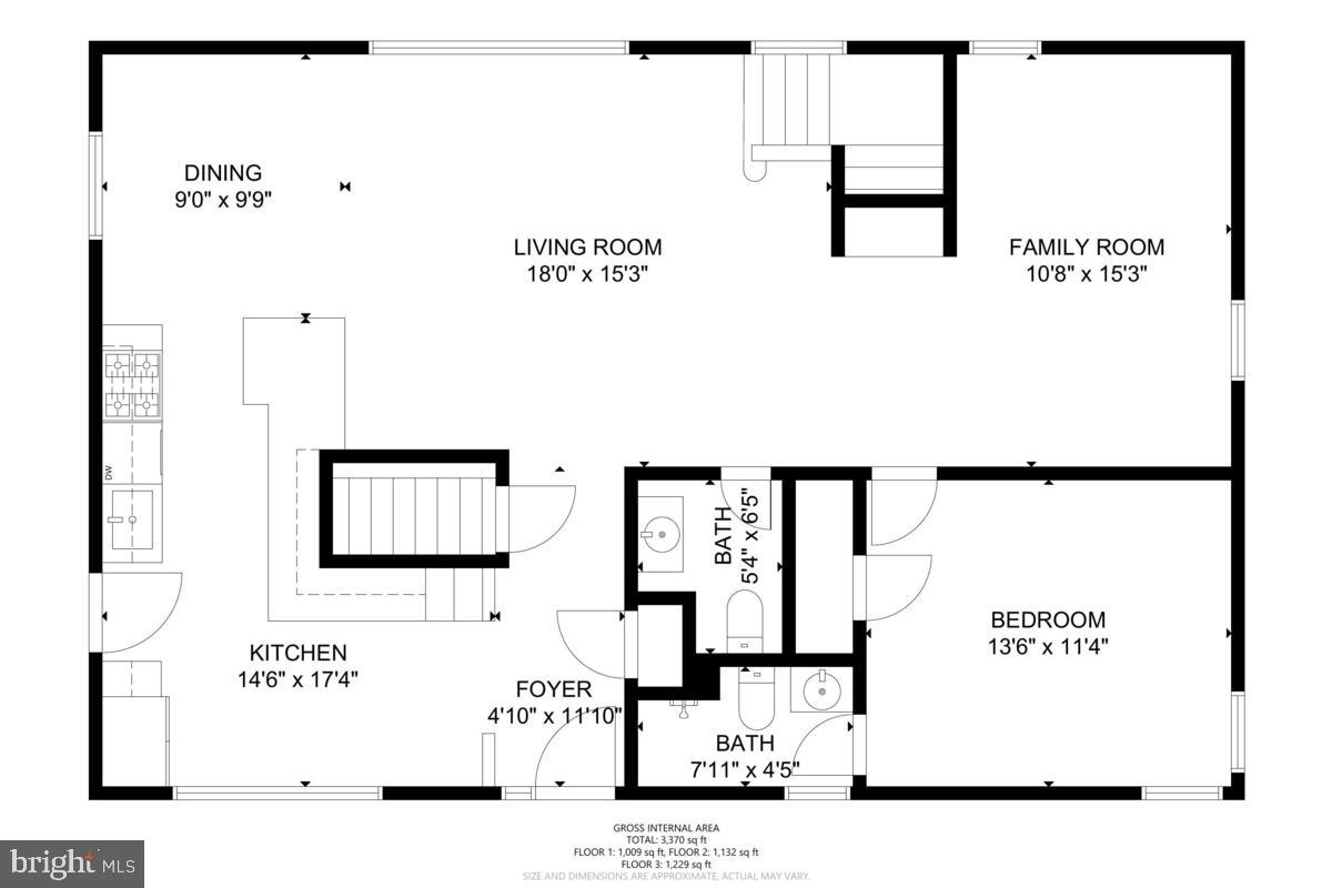 1404 Morningside Drive Silver Spring, MD 20904 - Photo 42 of 43 Main Level Floor Plan