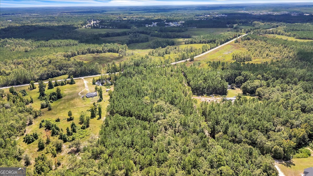 15.5-ac Elim Church Road Ludowici, GA 31316 - Photo 7 of 17 an aerial view of residential houses with outdoor space and trees