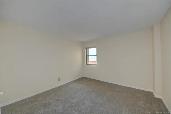 a view of hallway with front door