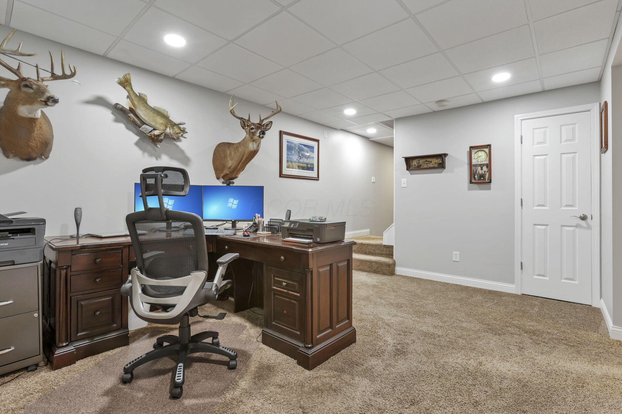 445 Barrington Ridge Pataskala, OH 43062 - Photo 35 of 65 Finished lower level office/bonus room