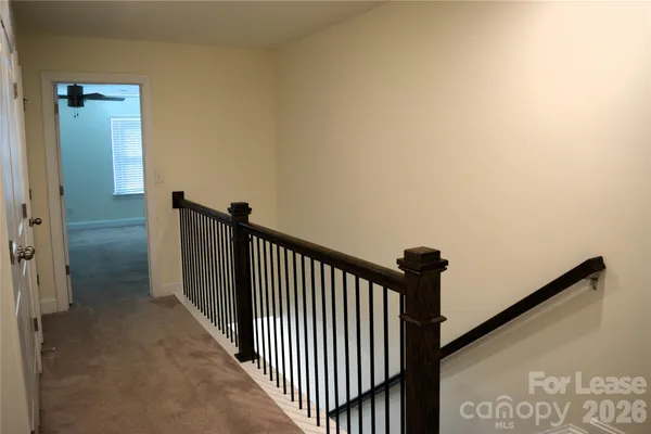 a view of a hallway with a hallway