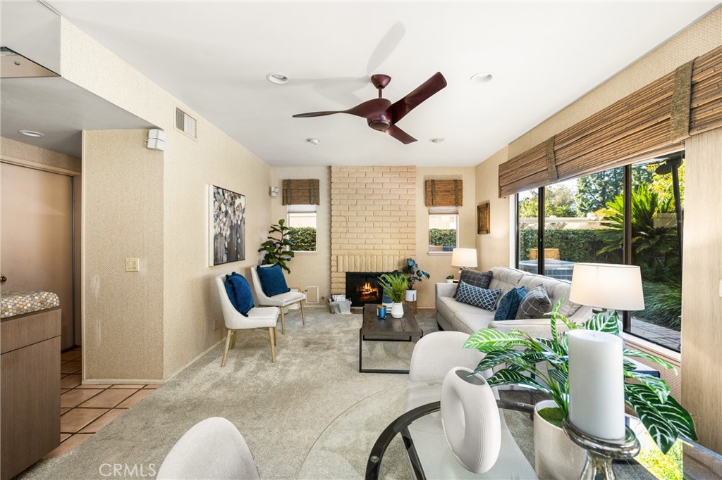 2927 Treeview Place Fullerton, CA 92835 - Photo 26 of 62 a living room with furniture and a large window