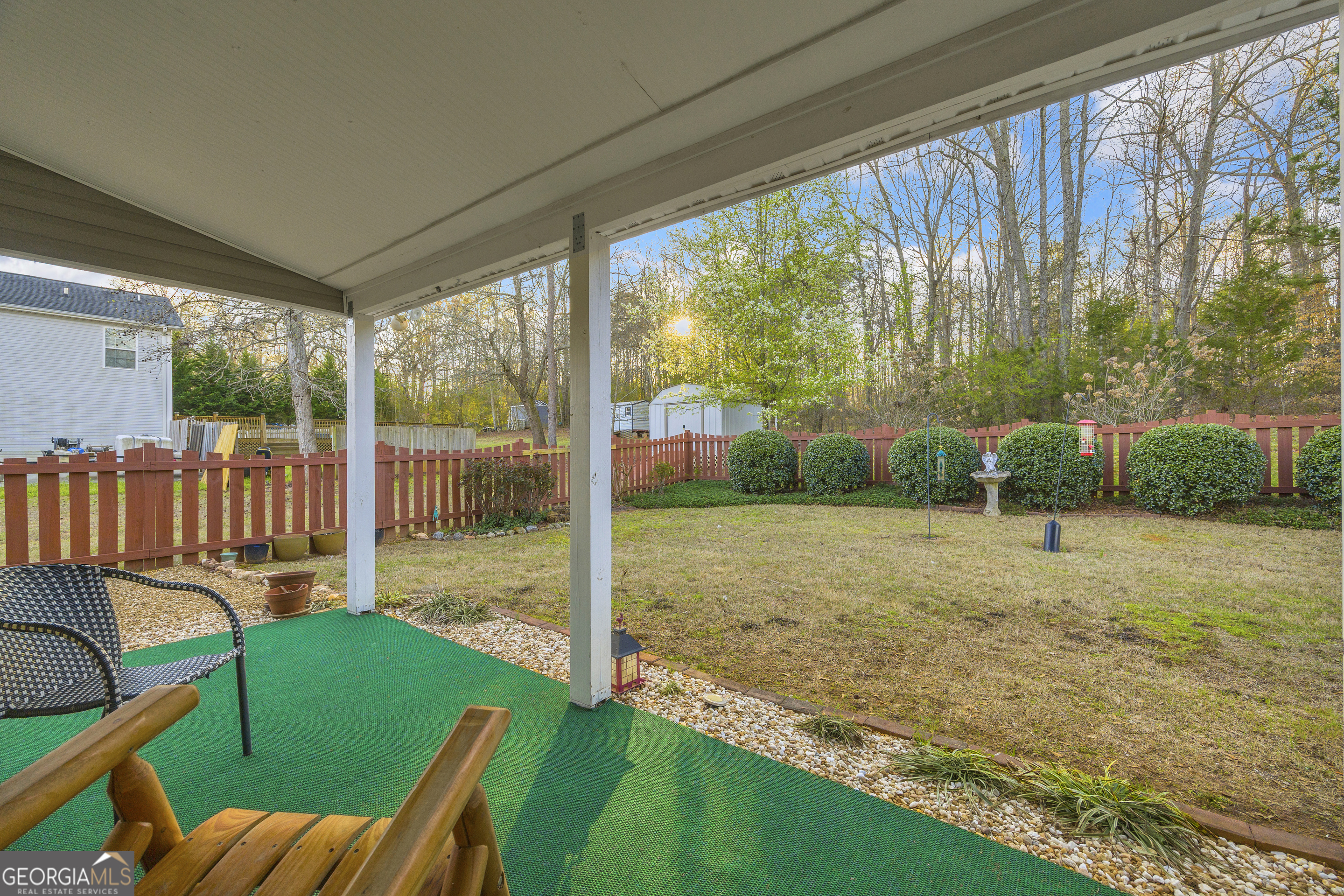 259 Watson Drive Hull, GA 30646 - Photo 18 of 47 a view of a deck with a backyard