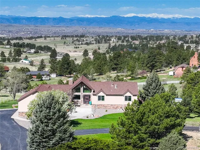 a view of mountain and sunset