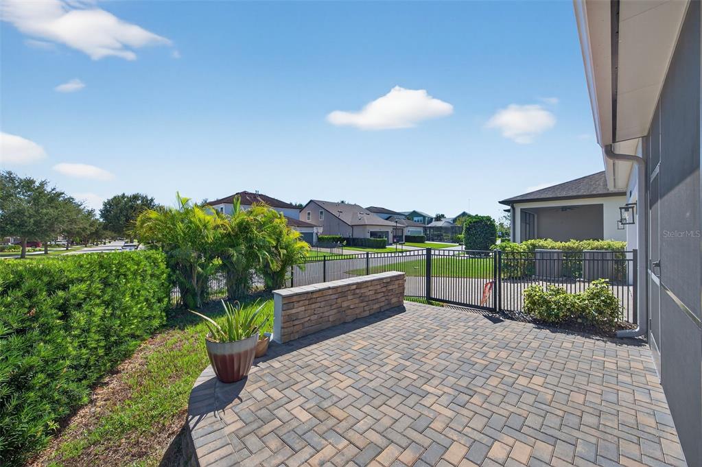 5706 Esker Falls Lane Lithia, FL 33547 - Photo 50 of 76 a garden view with a seating space