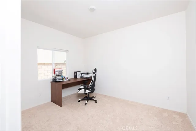 a view of workspace with a window