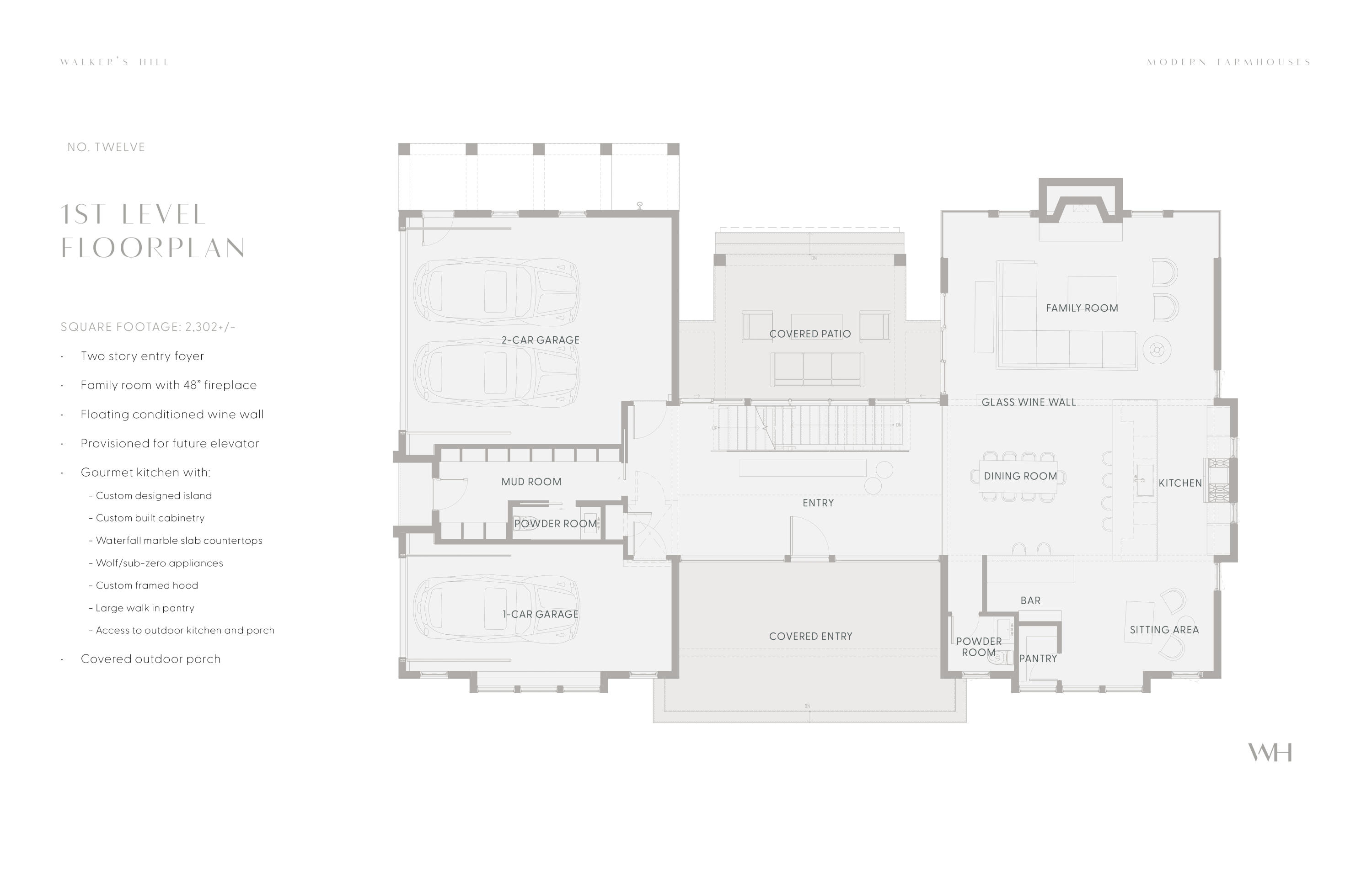 12 Locust Hill Road Darien, CT 06820 - Photo 7 of 10 a picture of a floor plan