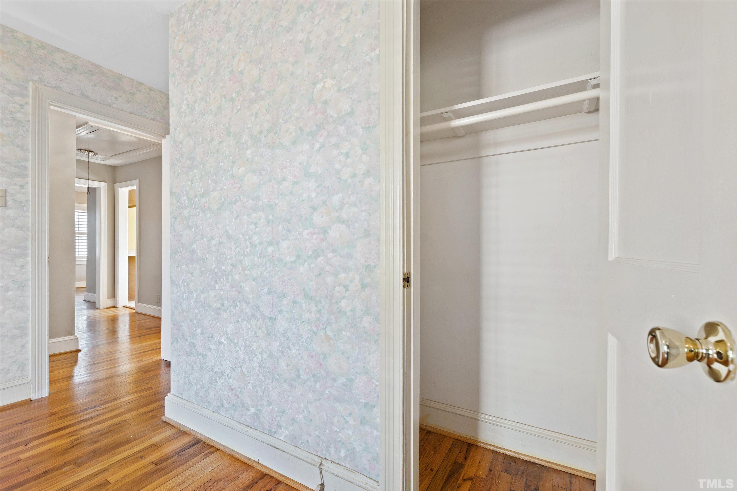 2713 Gordon Street Raleigh, NC 27608 - Photo 31 of 35 a view of closet with wooden floor