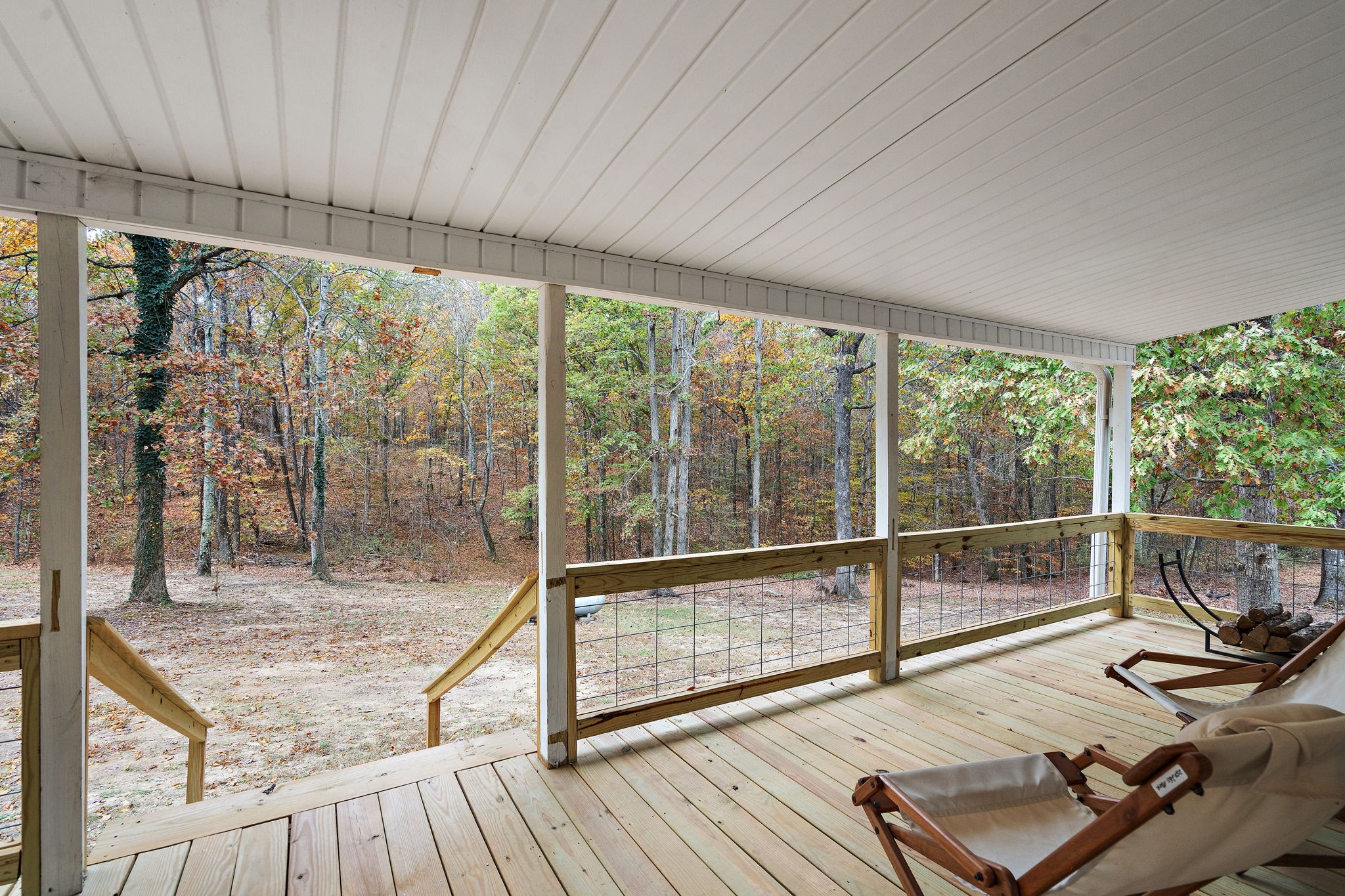 131 Locker Road Summertown, TN 38483 - Photo 24 of 38 a view of a floor to ceiling window with wooden floor