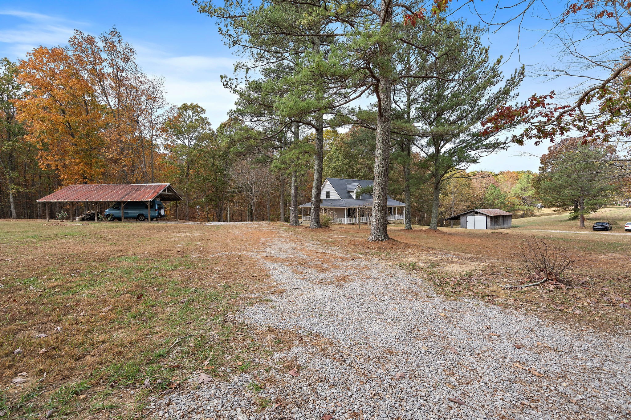 131 Locker Road Summertown, TN 38483 - Photo 29 of 38 a view of road with trees