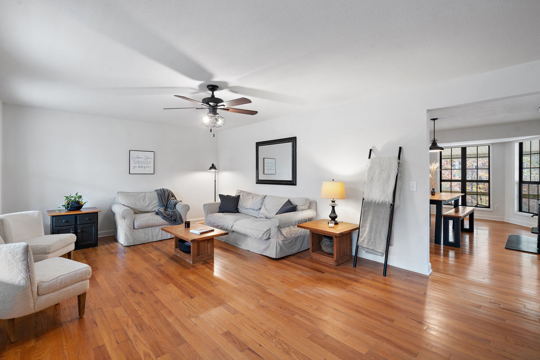 131 Locker Road Summertown, TN 38483 - Photo 7 of 38 a living room with furniture and a wooden floor