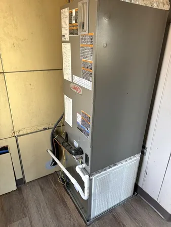 a close view of washer and dryer