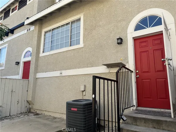 a view of front door of house