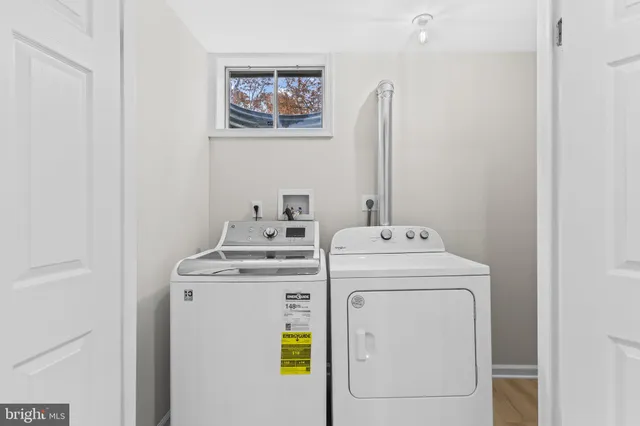 a brick building with a large windows