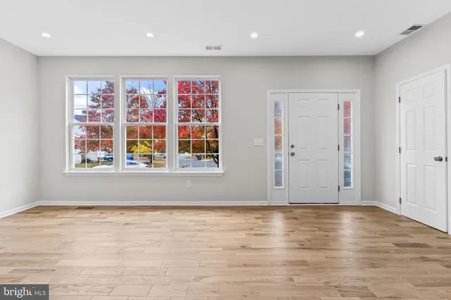 an empty room with window