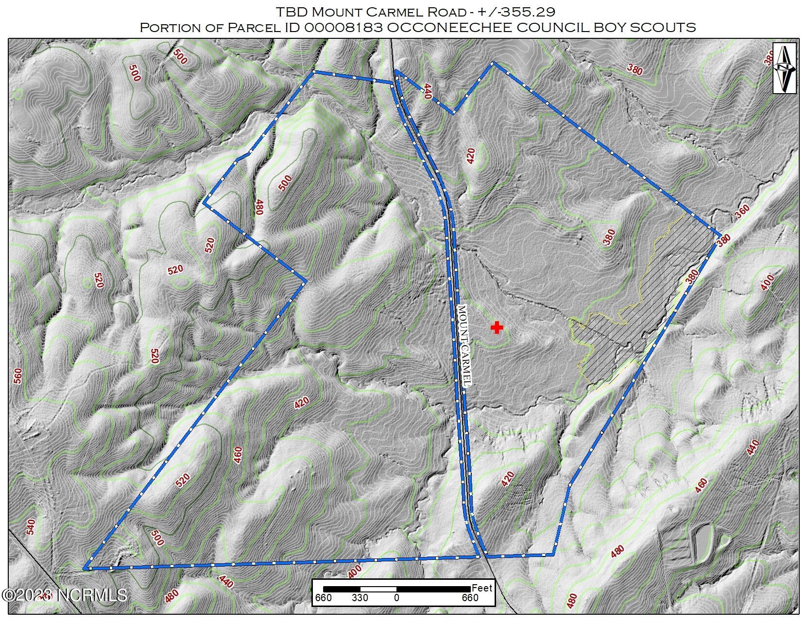 Tbd Mt Carmel Road Carthage, NC 28327 - Photo 20 of 20 Topographic Map