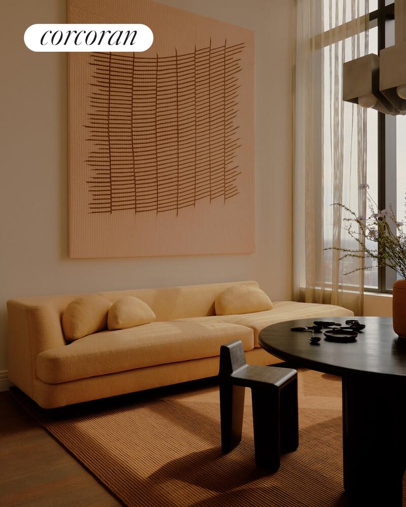 430 East 58th Street, Unit 70 Manhattan, NY 10022 - Photo 5 of 24 a living room with furniture and a window