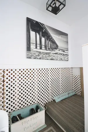 a view of a wooden bench