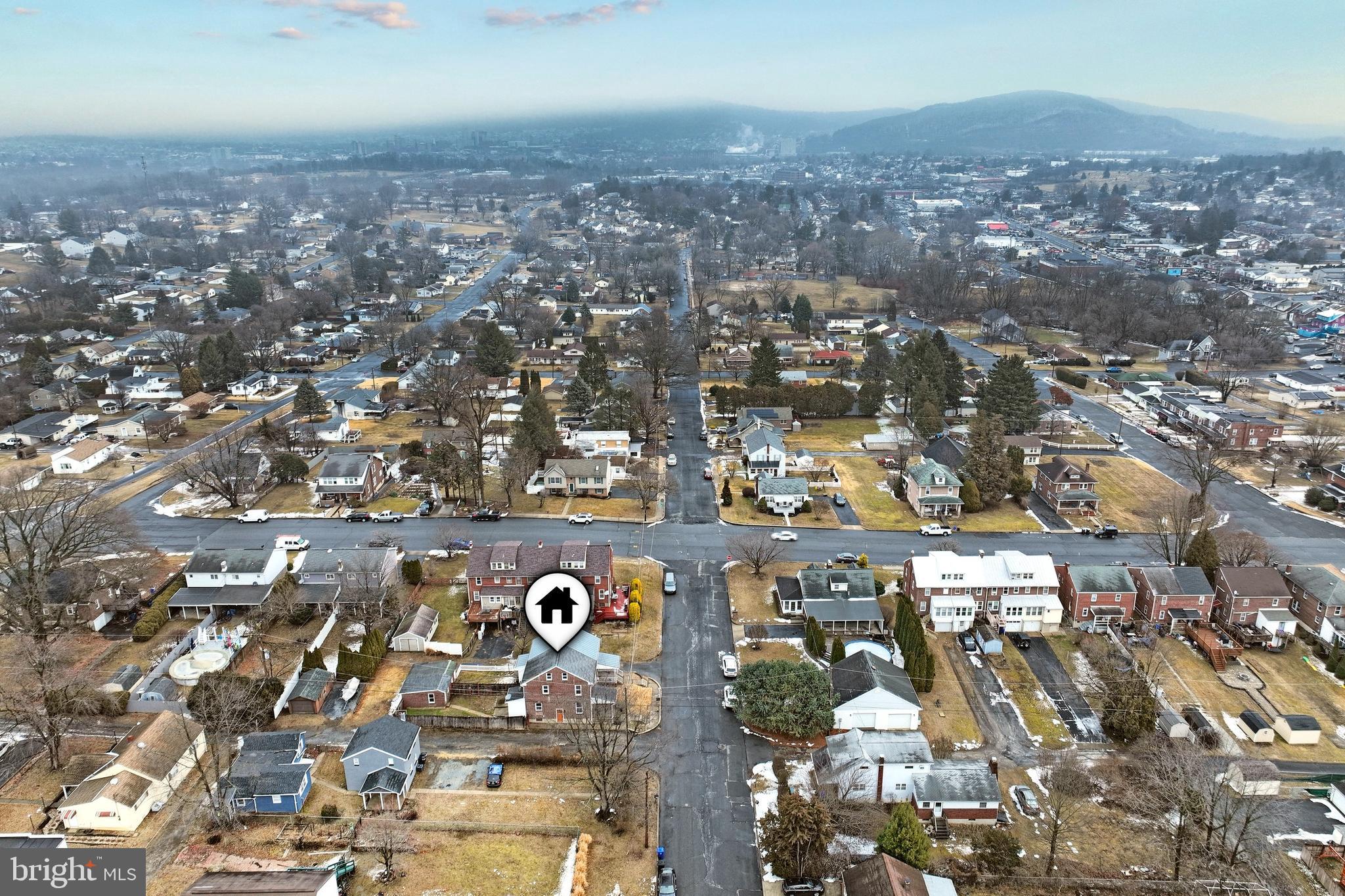 1611 Meade Street Reading, PA 19607 - Photo 50 of 59 an aerial view of a city
