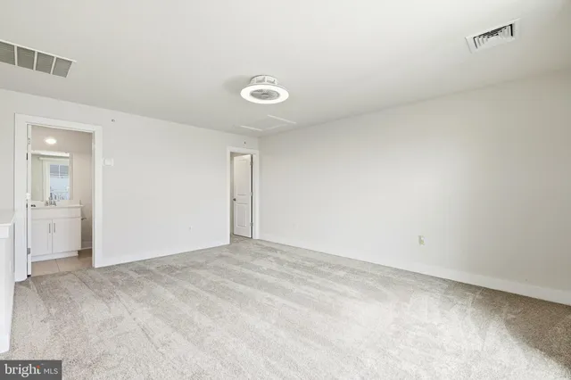 a view of an empty room