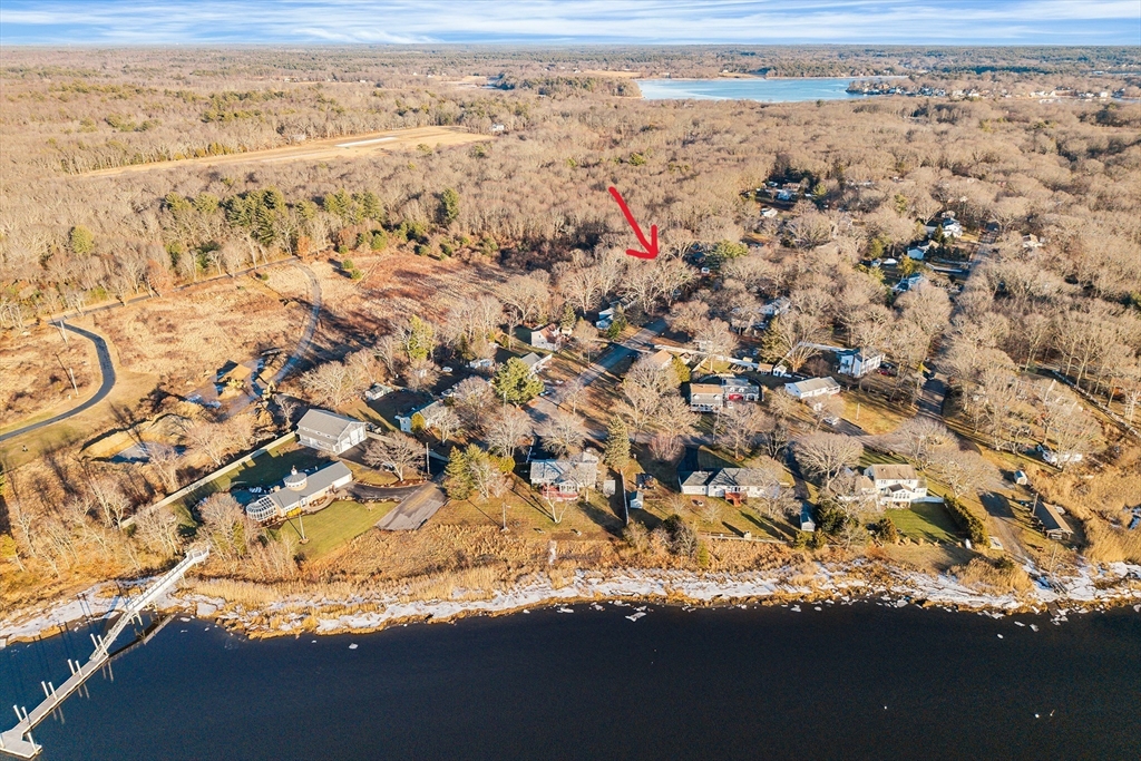 a view of beach and ocean