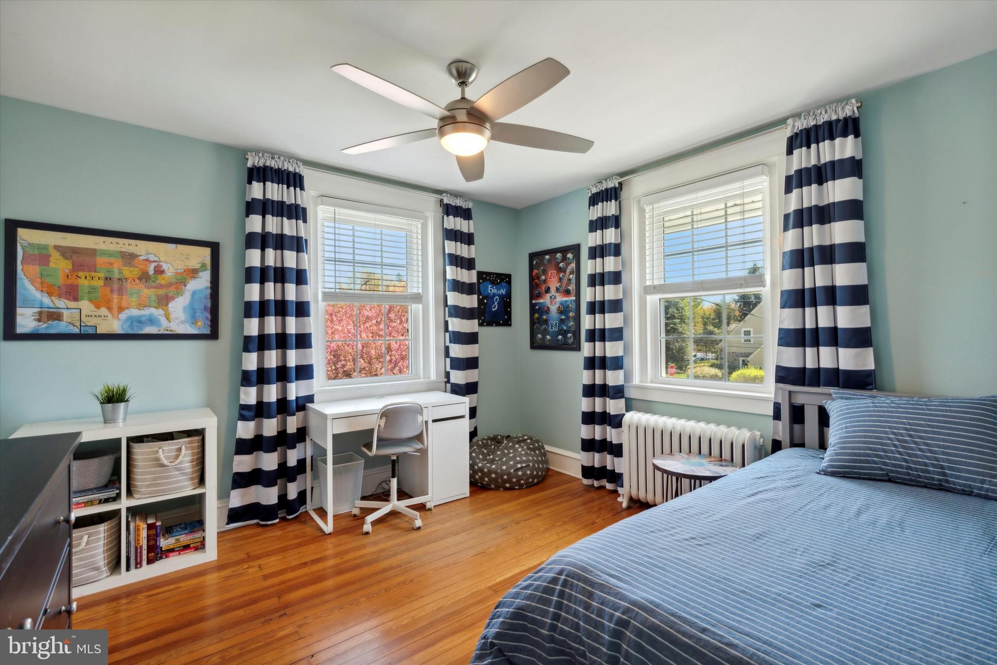 403 Old Lancaster Road Berwyn, PA 19312 - Photo 24 of 41 a bedroom with furniture and a large window
