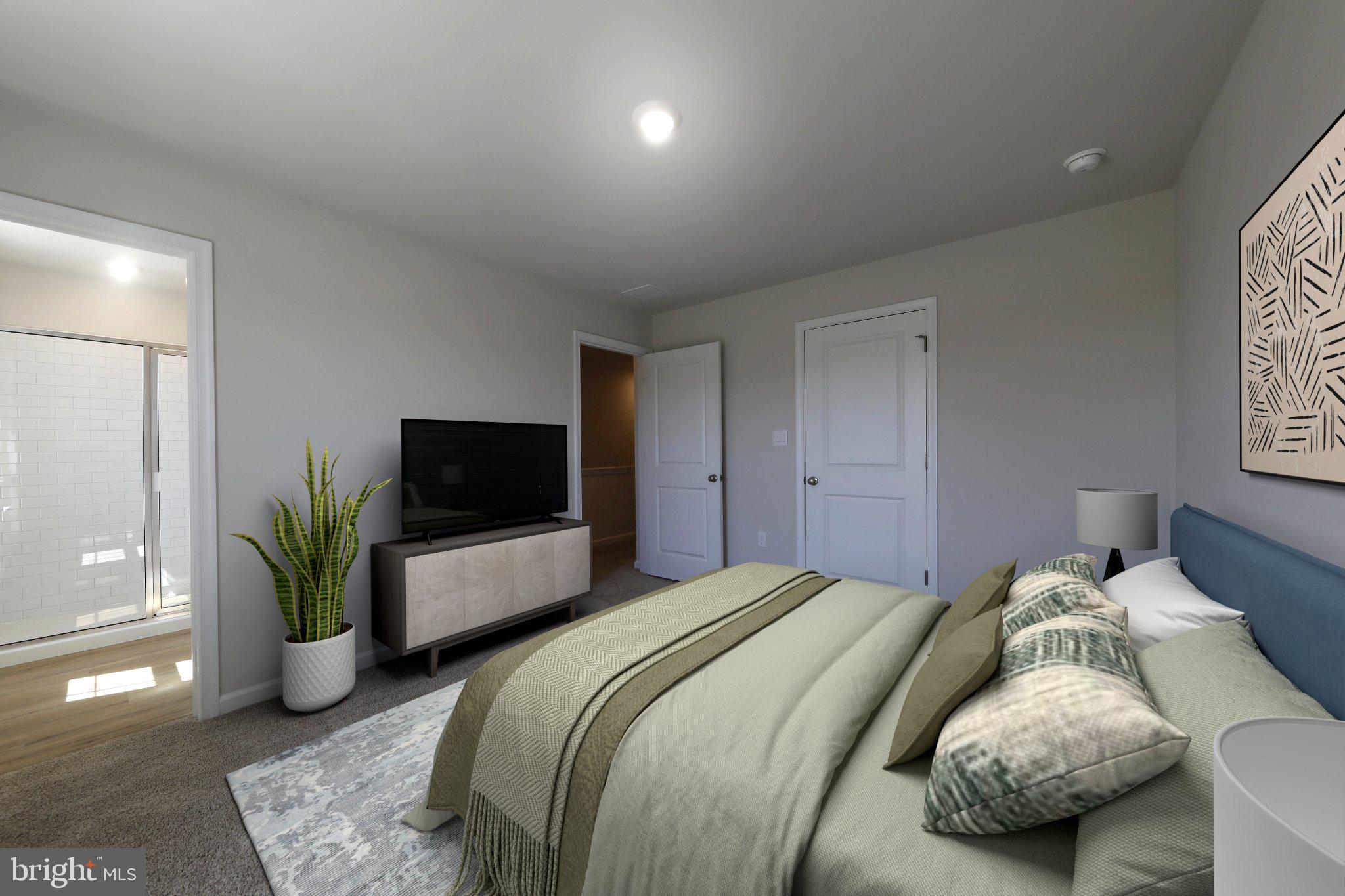 23 Clementon Road East Gibbsboro, NJ 08026 - Photo 4 of 31 Serene bedroom with modern touches.