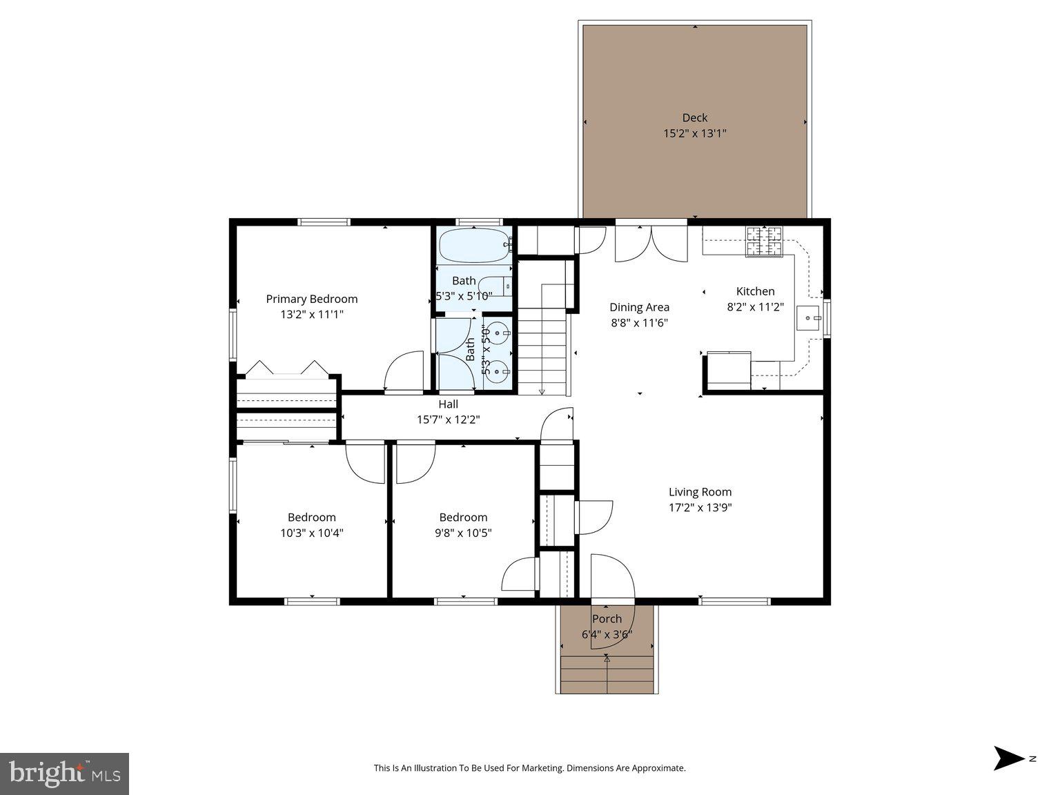 6500 Haystack Road Alexandria, VA 22310 - Photo 39 of 40 Main Level Floor Plan
