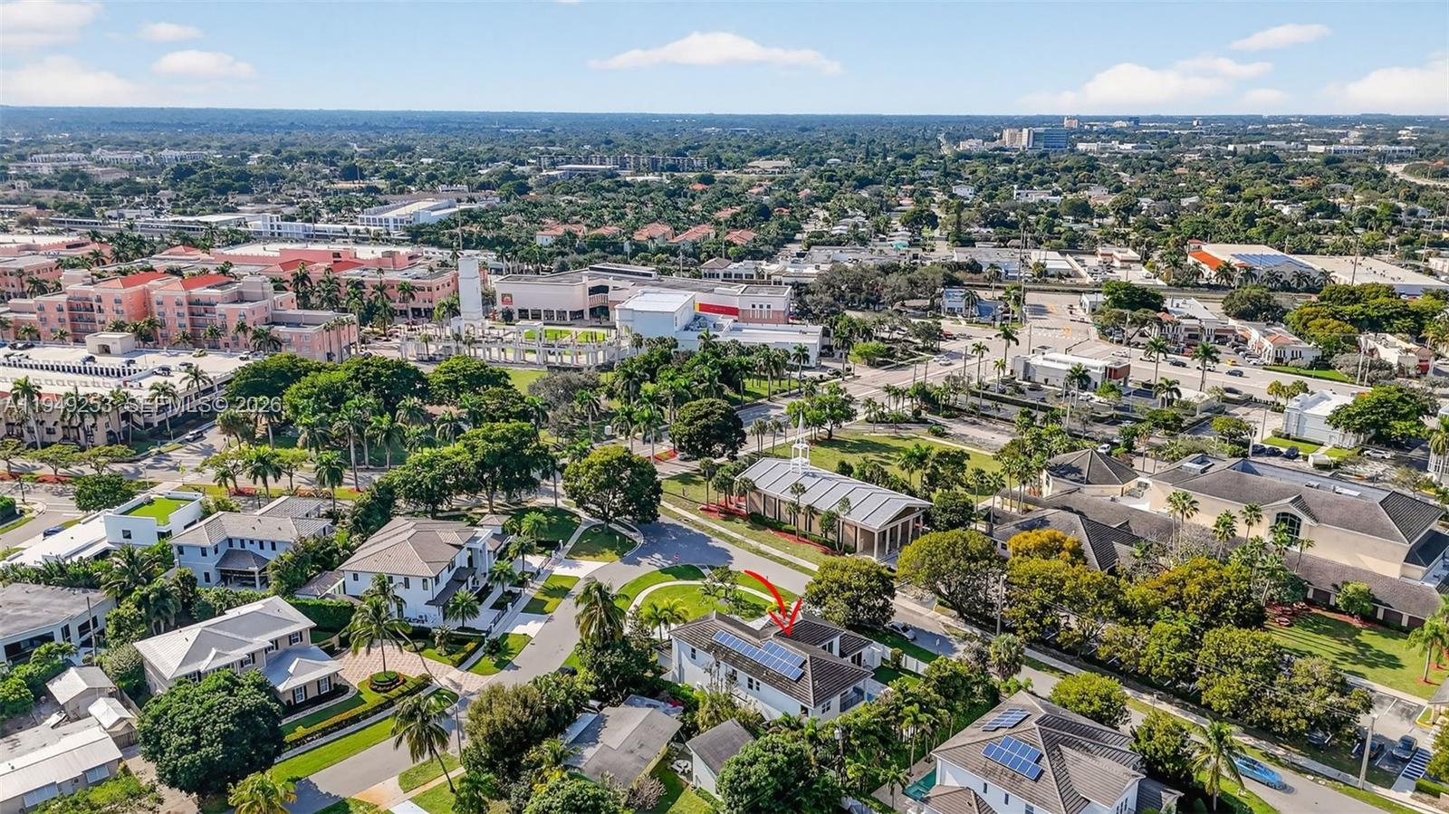 201 Northeast 6th Street Boca Raton, FL 33432 - Photo 95 of 100 an aerial view of residential houses with city view