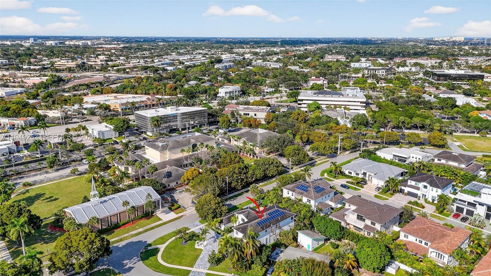 201 Northeast 6th Street Boca Raton, FL 33432 - Photo 97 of 100 an aerial view of residential houses with outdoor space