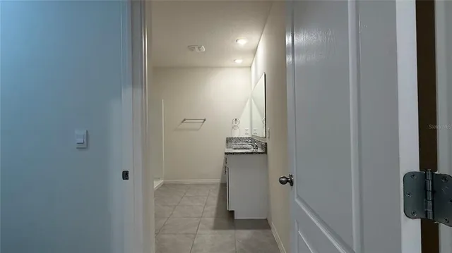 a view of empty room