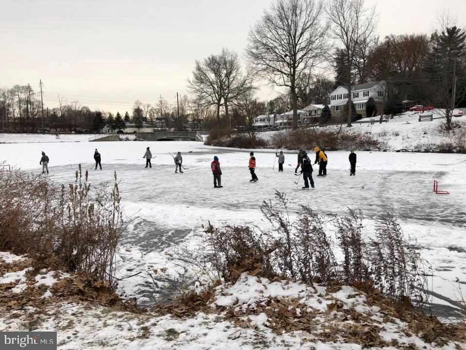 708 Haverford Road Ridley Park, PA 19078 - Photo 33 of 33 Winter time fun at the lake!