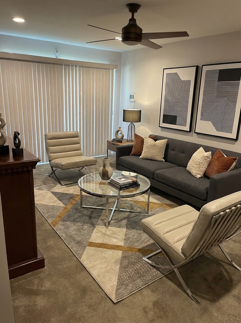 12346 South Indiana Avenue Chicago, IL 60628 - Photo 2 of 14 a living room with furniture and wooden floor