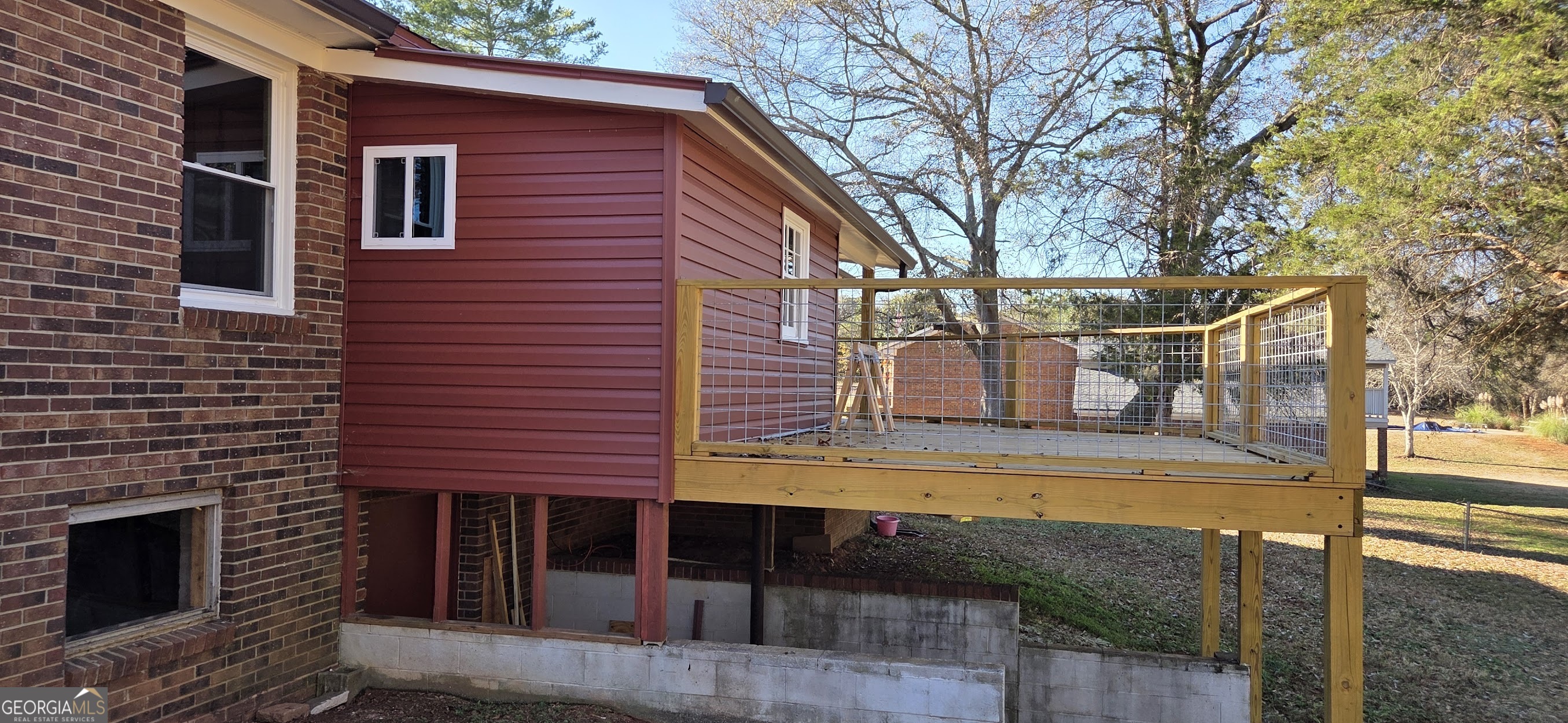 1024 Mt Olivet Road Hartwell, GA 30643 - Photo 12 of 54 Back Deck above entrance to basement