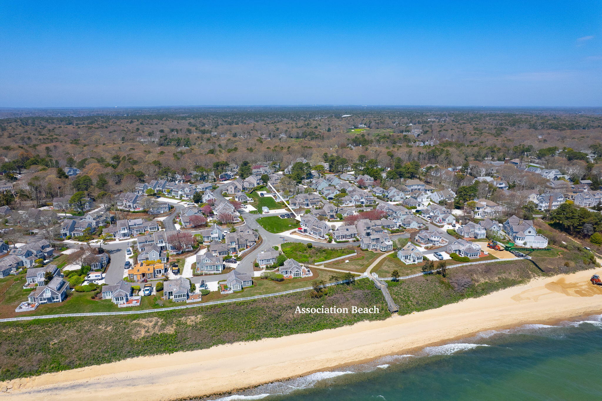 4 Race Point Road, Unit 4 Mashpee, MA 02649 - Photo 35 of 43 an aerial view of residential houses with outdoor space