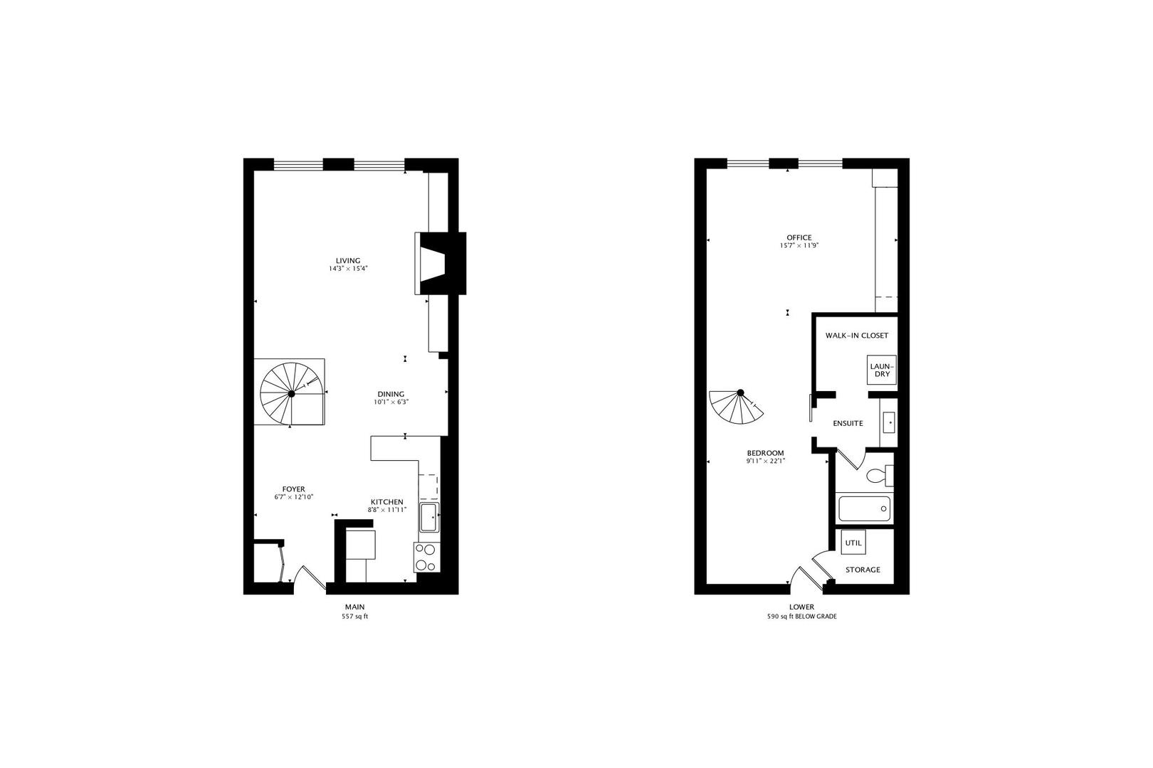 5235 North Ravenswood Avenue, Unit 3 Chicago, IL 60640 - Photo 25 of 27 a picture of a floor plan