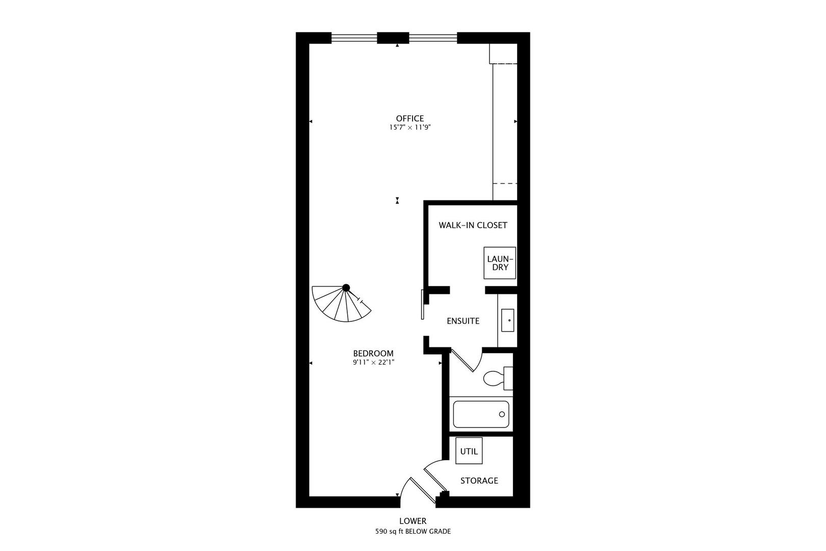 5235 North Ravenswood Avenue, Unit 3 Chicago, IL 60640 - Photo 26 of 27 a picture of a bench in front of door