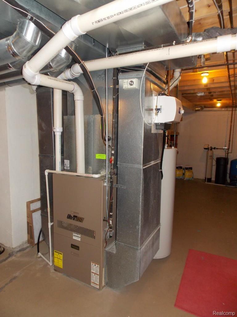 2974 Hannan Road Imlay City, MI 48444 - Photo 37 of 45 The natural gas forced air furnace is 90+ energy efficient. This furnace is one of the reasons the budget plan heat bill is $130/month.