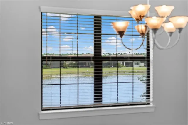 an aerial view of a house with outdoor space