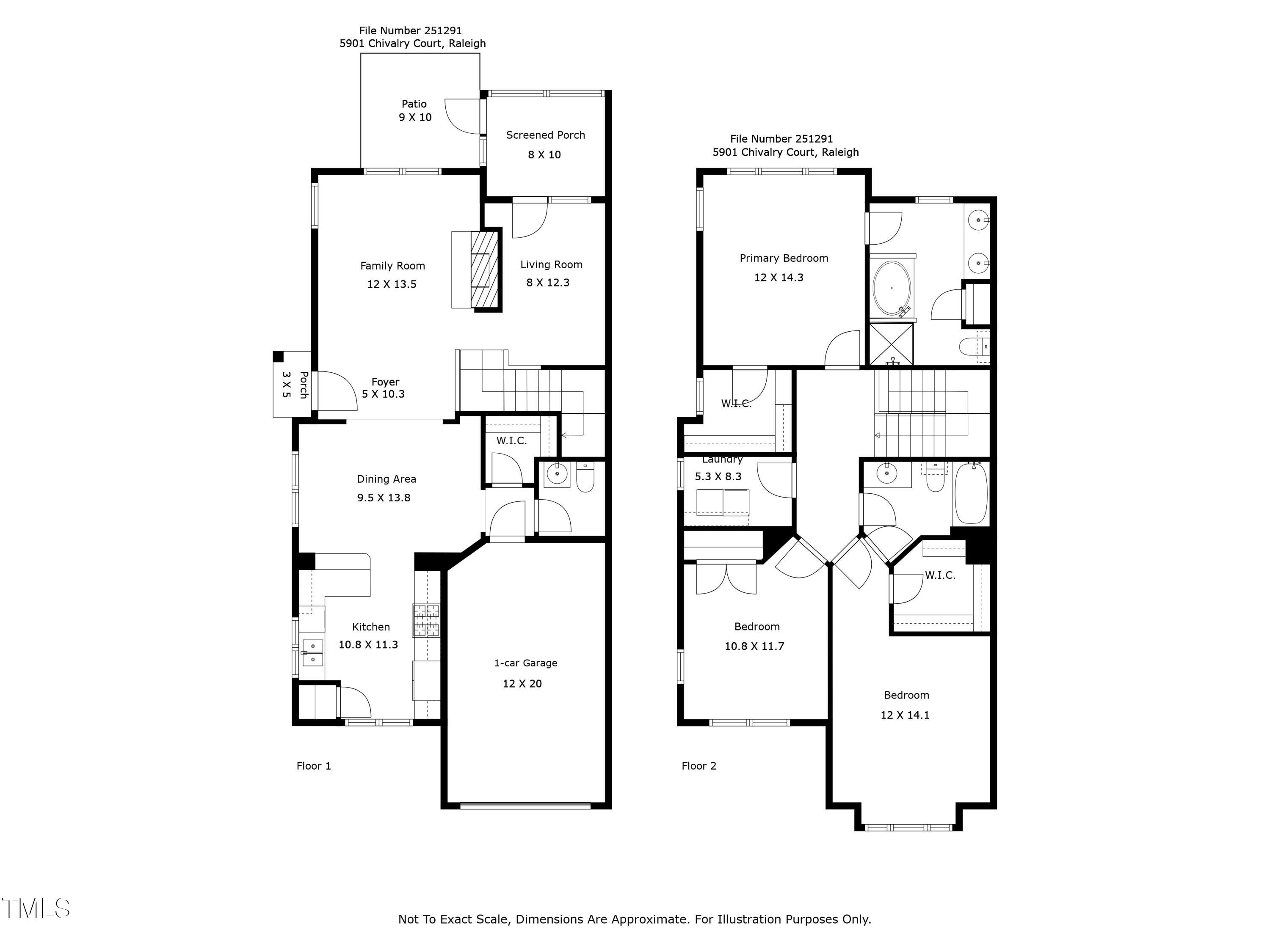 5901 Chivalry Court Raleigh, NC 27612 - Photo 31 of 31 5901 Chivalry Fl Plan