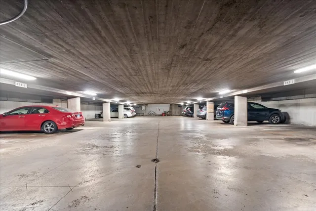 a view of parking area