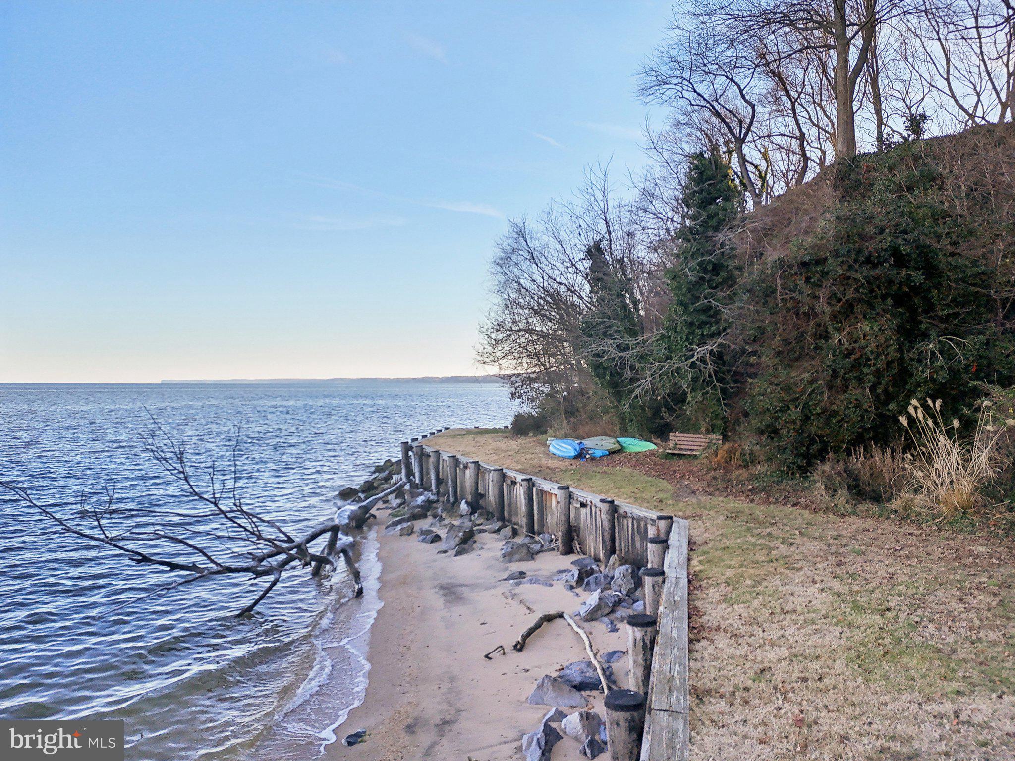 168 Windcliff Road Prince Frederick, MD 20678 - Photo 4 of 81 Private beach in backyard