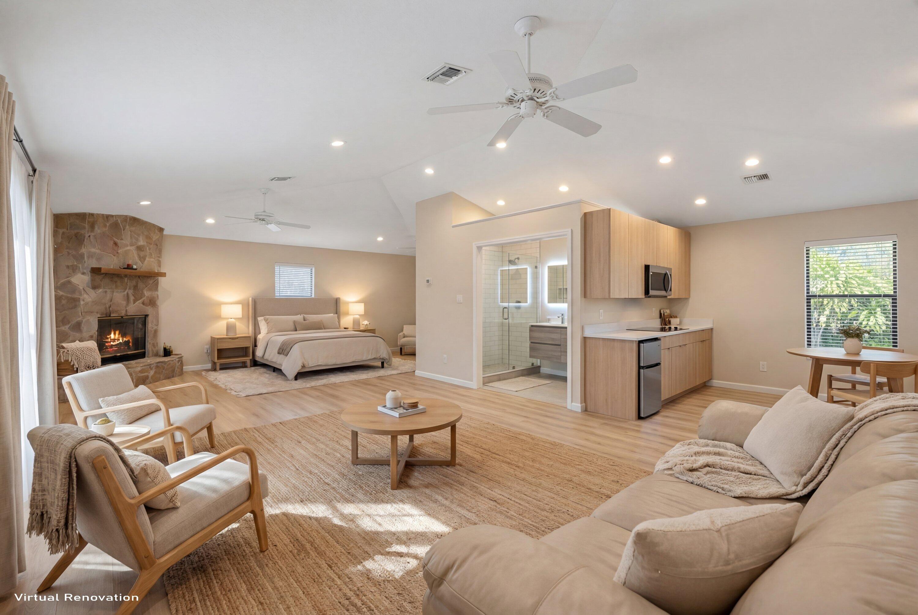 7169 154th Road North Palm Beach Gardens, FL 33418 - Photo 32 of 62 a living room with furniture and view of kitchen